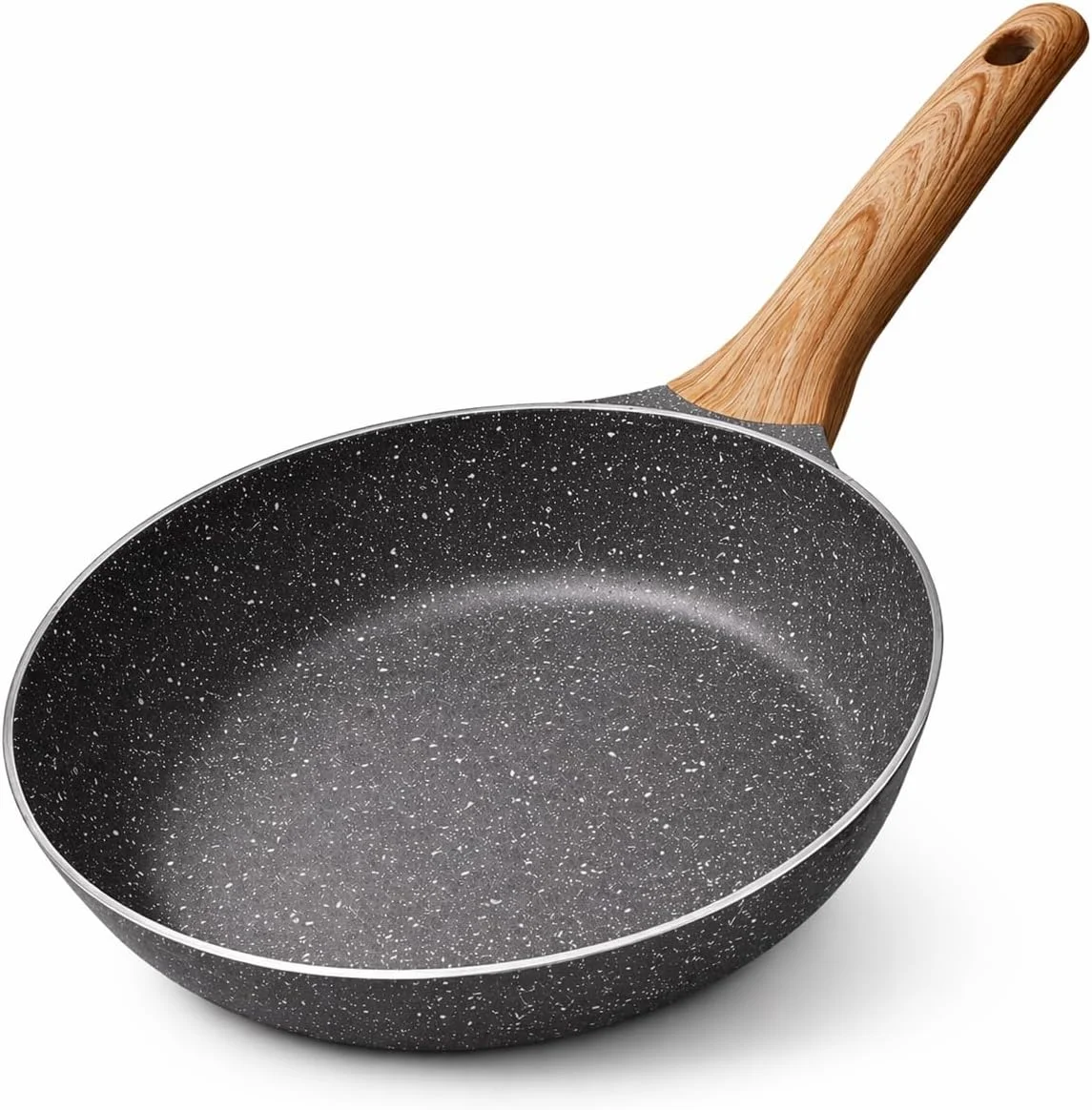 Frigideira Antiaderente 20cm com Cabo Amadeirado