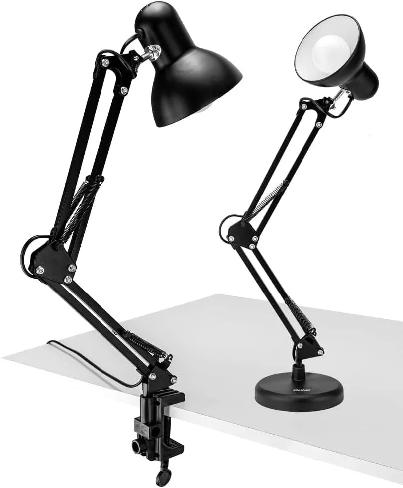 Luminária Articulada de Mesa em Metal