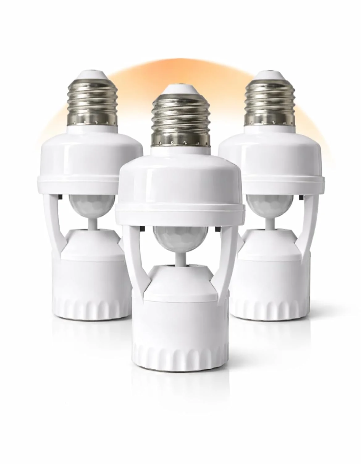 Adaptador E27 com Sensor de Movimento Ajustável